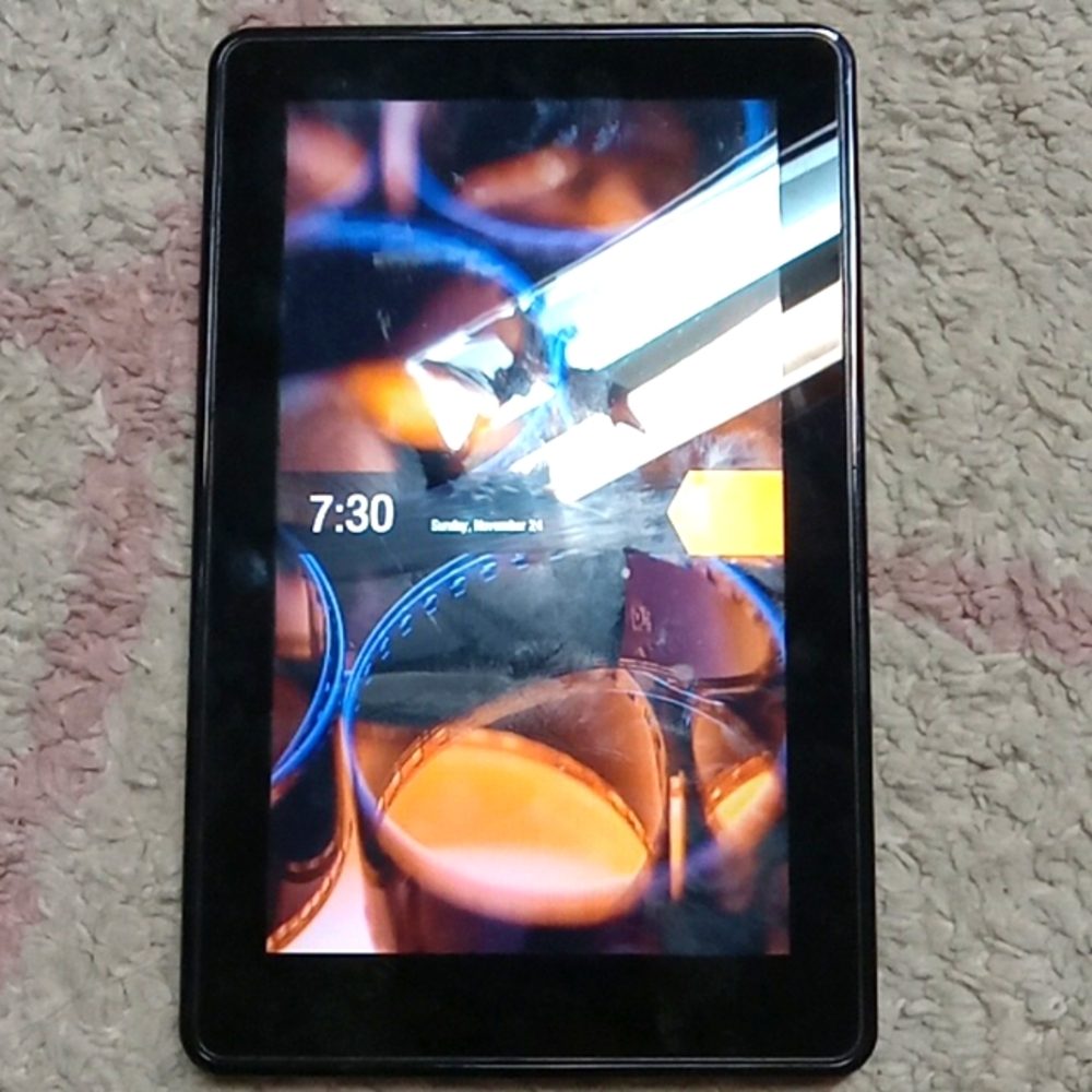 A kindle tablet